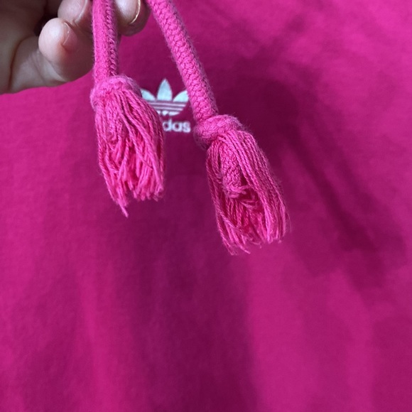 💖 Adidas Hoodie Sweatshirt, Women’s 2X, Hot Pink - Picture 6 of 13